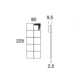 cm 90 x 225 R