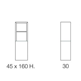 cm 45 x 30 x 160