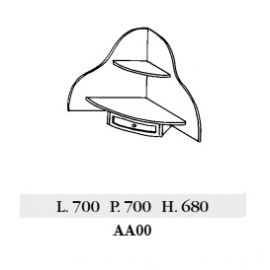 AA00 - ALZATA ANGOLARE CON CASSETTO