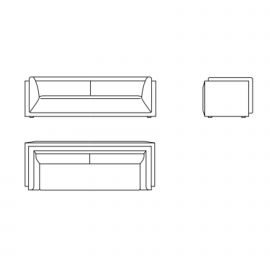 cm 200 x 94 x h.78