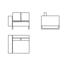 cm 100 x 100 x h.83 LCT