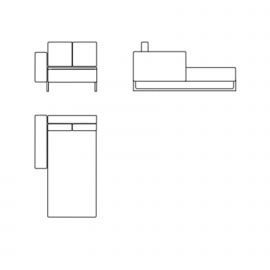 cm 100 x 180 x h.83 CLS