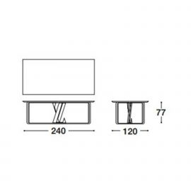 cm 240 x 120 x 77