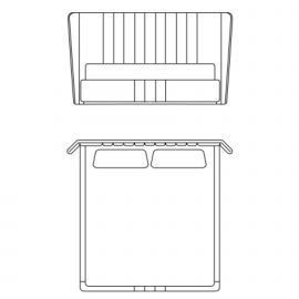 RC 305 AK - for slat cm 193 x 203